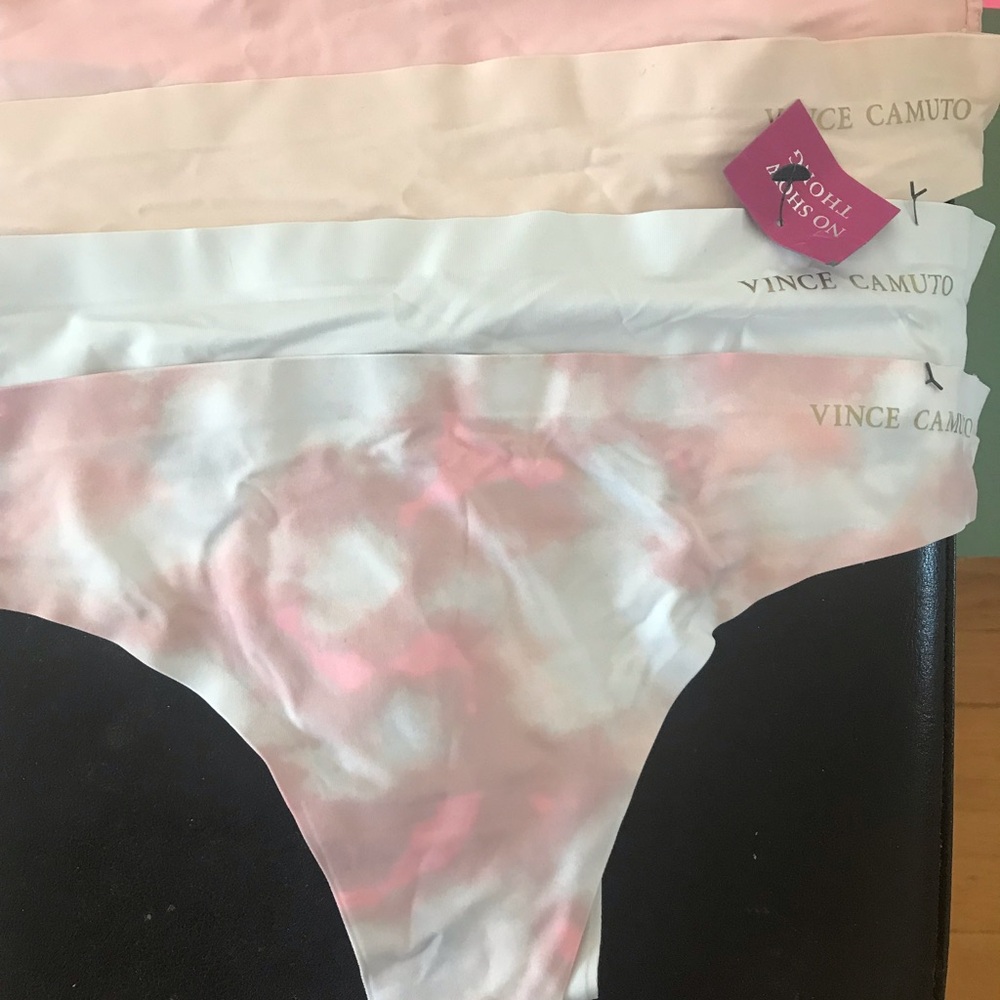 Vince Camuto Seamless Thong panties set of 4.